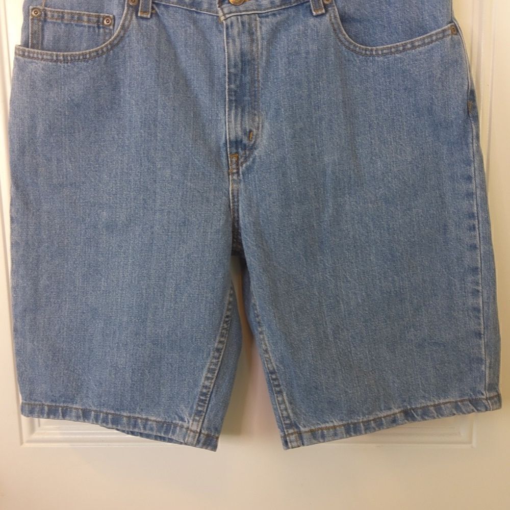 George blue light Stone wash five pocket shorts - Picture 3 of 10